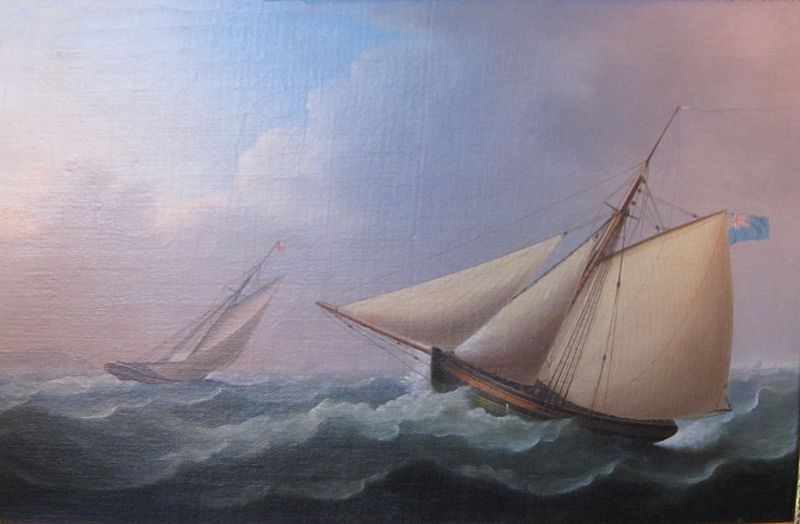 File:'Cutters in Pursuit in a Stiff Breeze' by Thomas Buttersworth.JPG