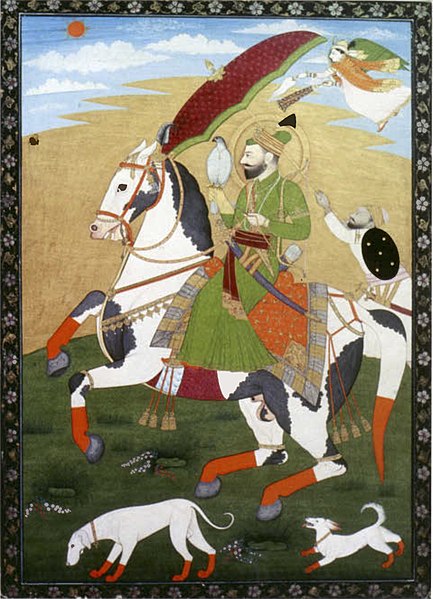 File:'Guru Gobind Singh on Horseback', artist of Guler-Kangra schools, early nineteenth century.jpg