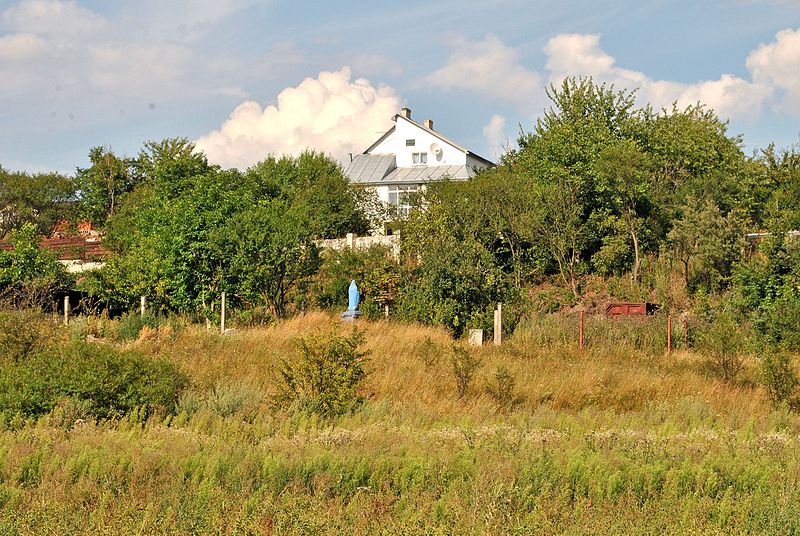 File:Велика Березовиця - Пам'ятний знак на честь врятування дочки місцевого пана від вовків - 16074079.jpg