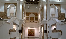 Холл нового корпуса Национального художественного музея РБ