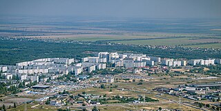 <span class="mw-page-title-main">Enerhodar</span> City in Zaporizhzhia Oblast, Ukraine