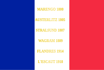 Bandeira do 11º Regimento de Hussardos (França).