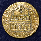 Gregório III - Medalha Papa do Século VIII - lapela