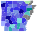 Thumbnail for File:1862 Arkansas Gubernatorial Election Results by County.svg