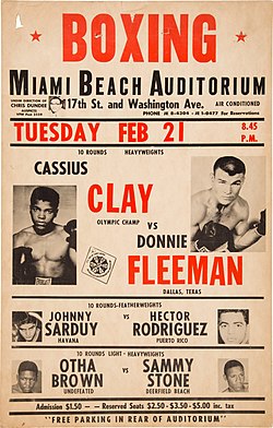 1961 Cassius Clay vs. Donnie Fleeman On-Site Poster.jpg