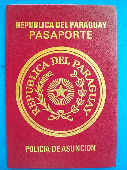 1989 Paraguayan Passport Pre Mercosur Type