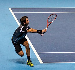 Wawrinka at the 2014 ATP World Tour Finals