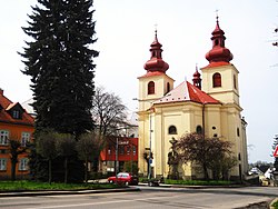 Farní kostel sv. Prokopa ve Vamberku.