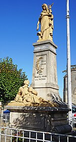 La France Victorieuse (d) et Poilu mourant (d) (monument aux morts)