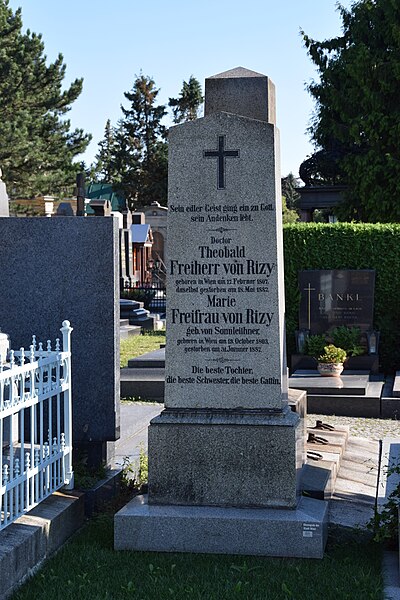 File:2017-08-147 253 Friedhof Hietzing - Theobald Freiherr von Rizy.jpg