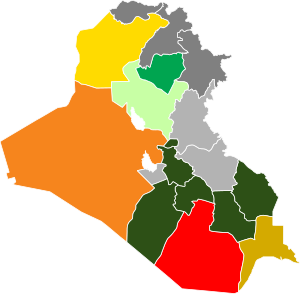 2023 Iraqi Governorate elections results.svg