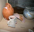 Vasellame romano / Roman pottery and glassware.