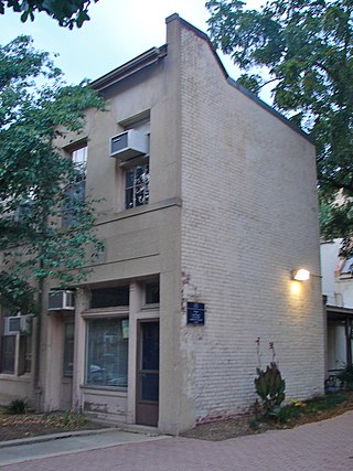 <span class="mw-page-title-main">John J. Earley Office and Studio</span> Historic house in Washington, D.C., United States