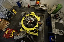 Technicians from the 576th work on a Minuteman III component at Vandenberg AFB 3 February 2014 28 Days in Global Strike 140203-F-RH756-387.jpg