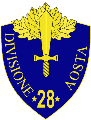 <span class="mw-page-title-main">28th Infantry Division "Aosta"</span> Military unit