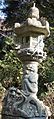 Stone lanterns in the "number one" stone stairway with a total of 3,333 steps in Japan 日本一の石段にある石灯籠