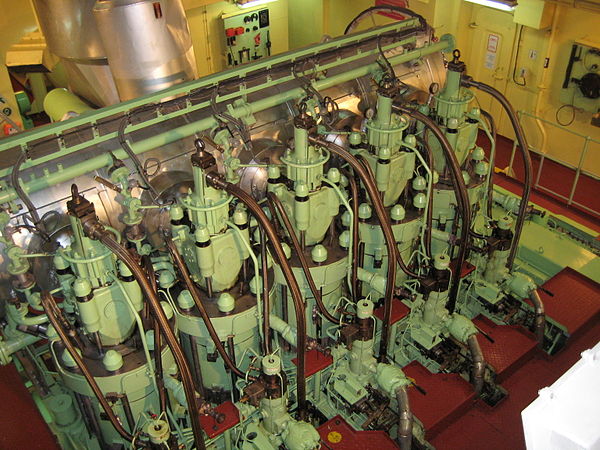 MAN B&W 5S50MC 1,865 litre marine diesel engine