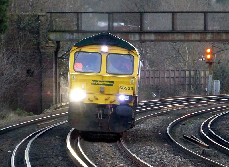 File:66953 first Freightliner I've seen via Bromley South (16276777559).jpg