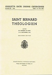 Edition de 1953, à l'occasion du 800e anniversaire de la mort de Bernhard von Clairvaux
