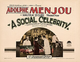 <i>A Social Celebrity</i> 1926 film