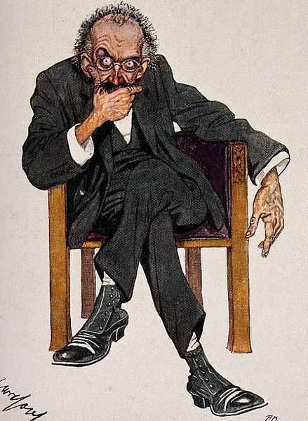 File:A psychiatrist with intense, bulging eyes. Colour process pr Wellcome V0011947 (cropped).jpg