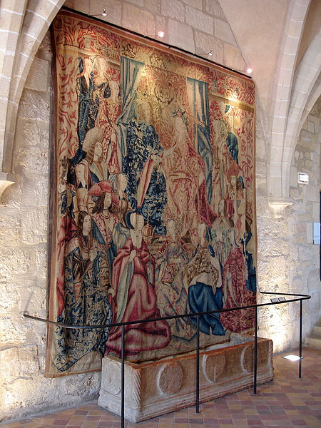 File:Abbaye de Royaumont - Tapisserie dans les cuisines 01.jpg