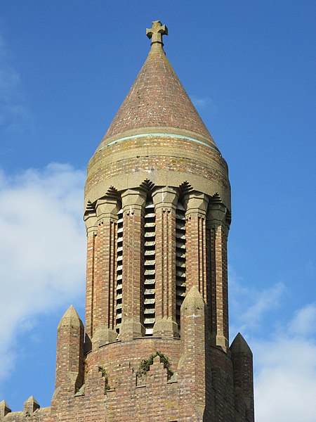 File:Abbey Church of Our Lady of Quarr, Quarr Road, Binstead (May 2016) (Tower).JPG
