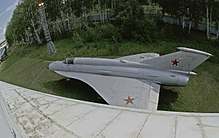 MiG-21I Analog, used as a testbed for the Tu-144's wing