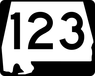 <span class="mw-page-title-main">Alabama State Route 123</span> State highway in Alabama, United States