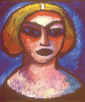 Head of a Woman (Alexej von Jawlensky)