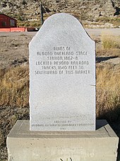 The Monument to the Almond Stage Station located in Point of Rocks, WY. Almondstage.JPG