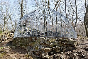 Quarry stone foundation of the round tower