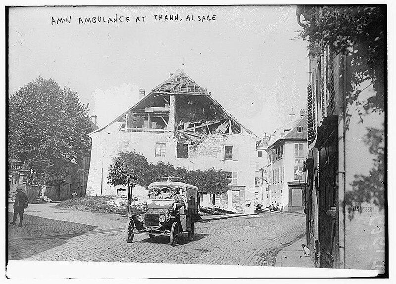 File:American Ambulance at Thann, Alsace LOC 15405571396.jpg