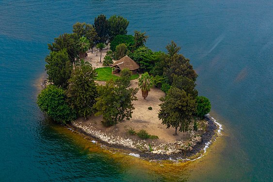 An aerial of Paradis Malahide island in Lake Kivu Photo by Emmanuelkwizera