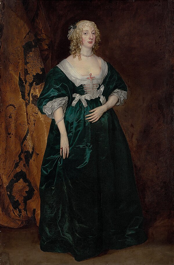 Lady Anne Sophia Herbert, daughter of the Earl of Pembroke. Anne was married to Robert Dormer, 1st Earl of Carnarvon.