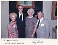 Hill, Edgar L. McCoubrey, George H. W. Bush and Barbara Bush