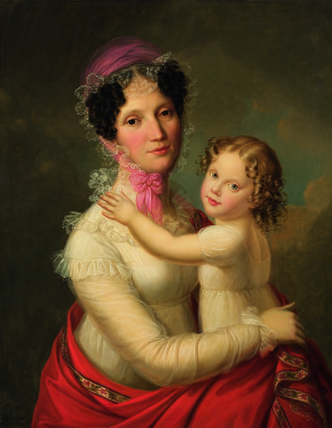 File:Anonymous - Eleonora Mayer, Freifrau zu Gravenegg mit Tochter Isabella - 3022 - Kunsthistorisches Museum.jpg