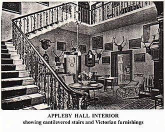 The Entrance/Stair Hall of Appleby Hall Appleby Hall Interior.jpg