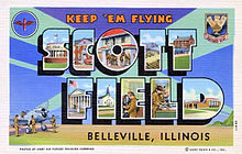 Scott Field World War II postcard Army Air Forces - Postcard - Scott Field Illinois.jpg