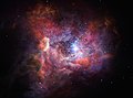 Artist’s impression of the remote dusty galaxy A2744 YD4 (25111602917).jpg