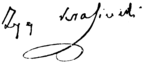 Zygmunt Krasiński, podpis (z wikidata)