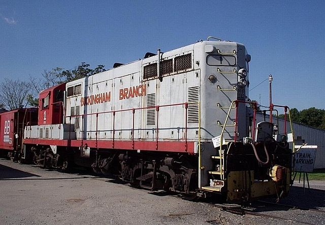 BBRR 1, a GP7, with the ODC special, Dillwyn, Virginia.