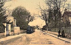 Barbizon, entrée du village