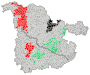 Carte des départements français.