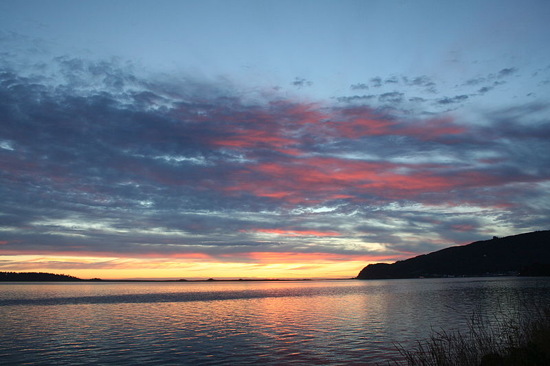 File:Bay City Oregon sunset.jpg