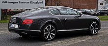 Bentley Continental GT (II) – Heckansicht, 5. April 2012, Düsseldorf.jpg