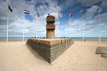 D-Day Memorial, near Bernières-sur-Mer, Juno Beach