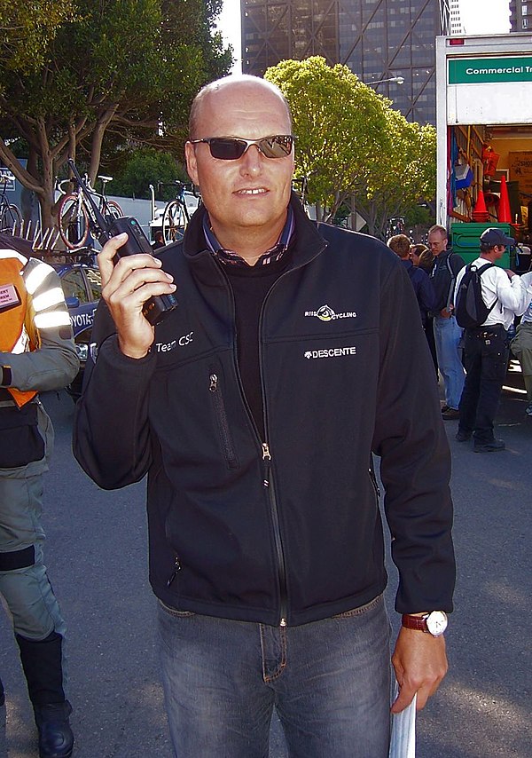 Riis as director of Team CSC (2007 Tour of California)