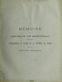 Bourget - Mémoire de l'évêque de Montréal concernant l'intervention du clergé de la province de Québec dans les élections politiques, 1876.djvu