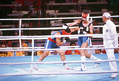 1984 yilgi yozgi Olimpiya o'yinlarida boks bo'yicha musobaqa.JPEG